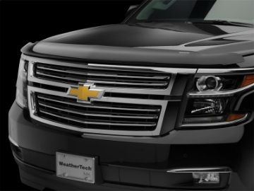 Picture of WeatherTech 14+ Chevrolet Tahoe Stone and Bug Deflector - Dark Smoke