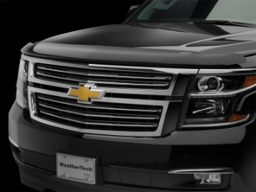 Picture of WeatherTech 14+ Chevrolet Tahoe Stone and Bug Deflector - Dark Smoke