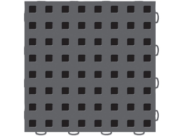 Picture of WeatherTech TechFloor - 12in X 12in Tiles - Dark Grey-Black **Order in Qtys of 10
