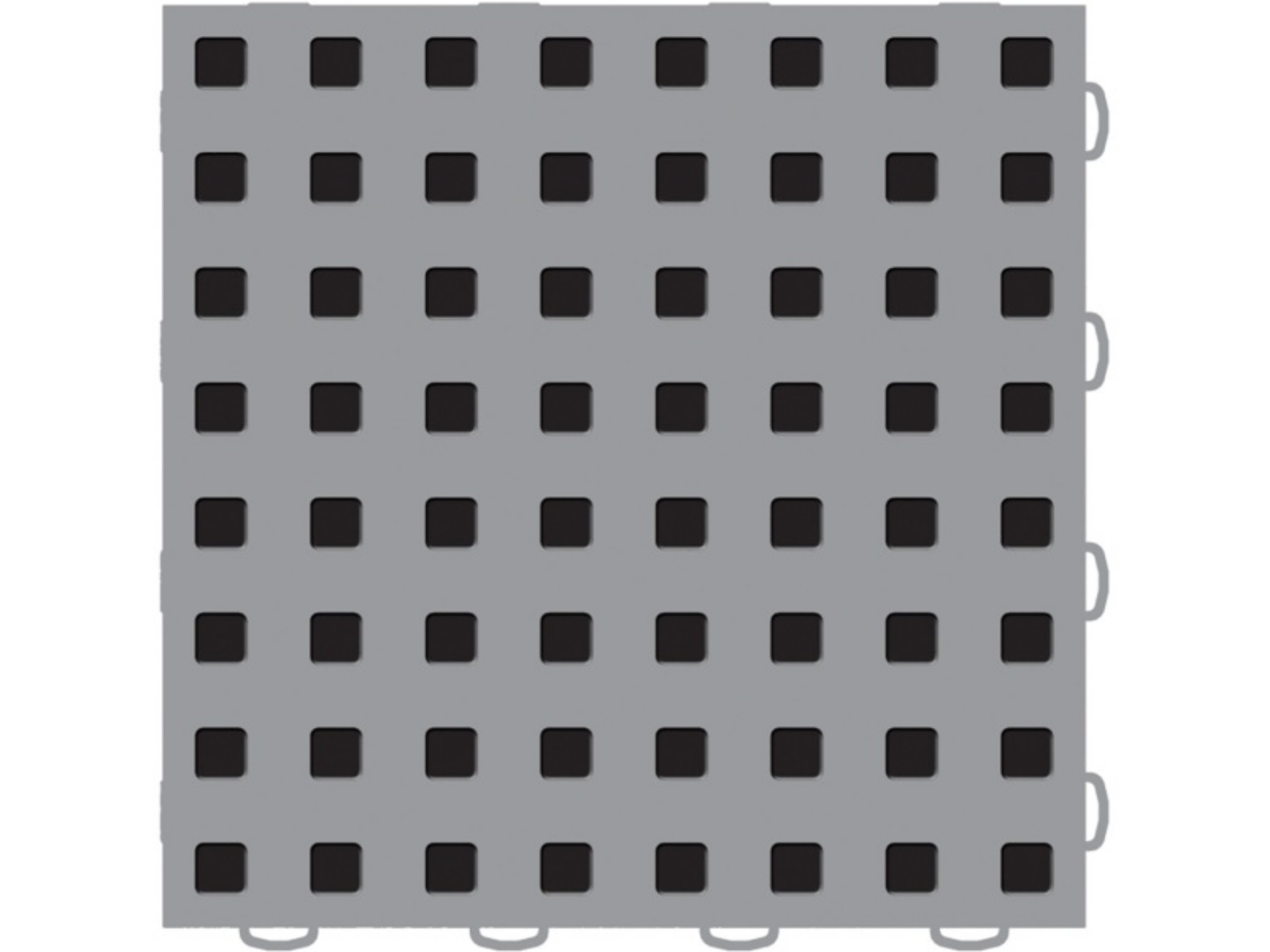 Picture of WeatherTech TechFloor - 12in X 12in Tiles - Grey-Black **Order in Qtys of 10