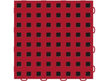 Picture of WeatherTech TechFloor - 12in X 12in Tiles - Red-Black **Order in Qtys of 10