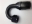 Picture of Fragola -6AN Nut x -8AN Hose 180 Degree Expanding Hose End - Black