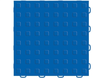Picture of WeatherTech TechFloor 12in x 12in Solid Floor Tile w- Raised Squares - Blue