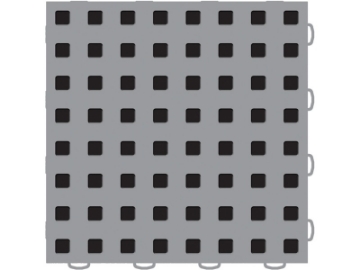 Picture of WeatherTech TechFloor - 3in X 12in TilesLeft Loop - Grey-Black **Order in Qtys of 10