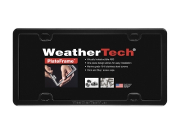 Picture of WeatherTech License Plate Frame Kit - Black