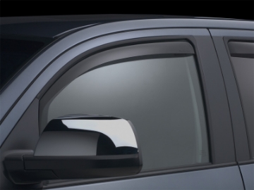 Picture of WeatherTech 07-21 Toyota Tundra Front Side Window Deflectors - Dark Smoke