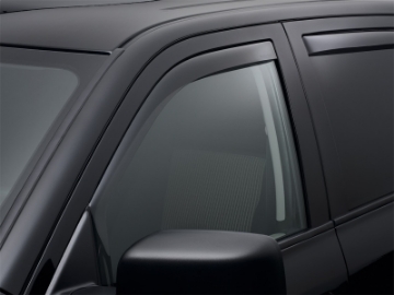 Picture of WeatherTech 09+ Dodge Ram 1500 Front Side Window Deflectors - Dark Smoke