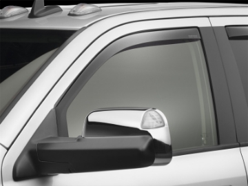 Picture of WeatherTech 09+ Dodge Ram 1500 Front Side Window Deflectors - Dark Smoke