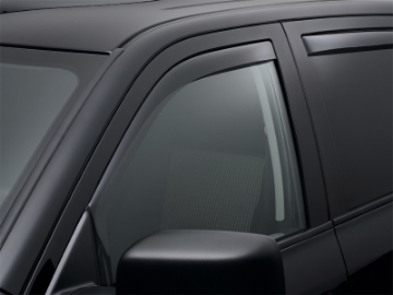 Picture of WeatherTech 09+ Dodge Ram 1500 Front Side Window Deflectors - Dark Smoke