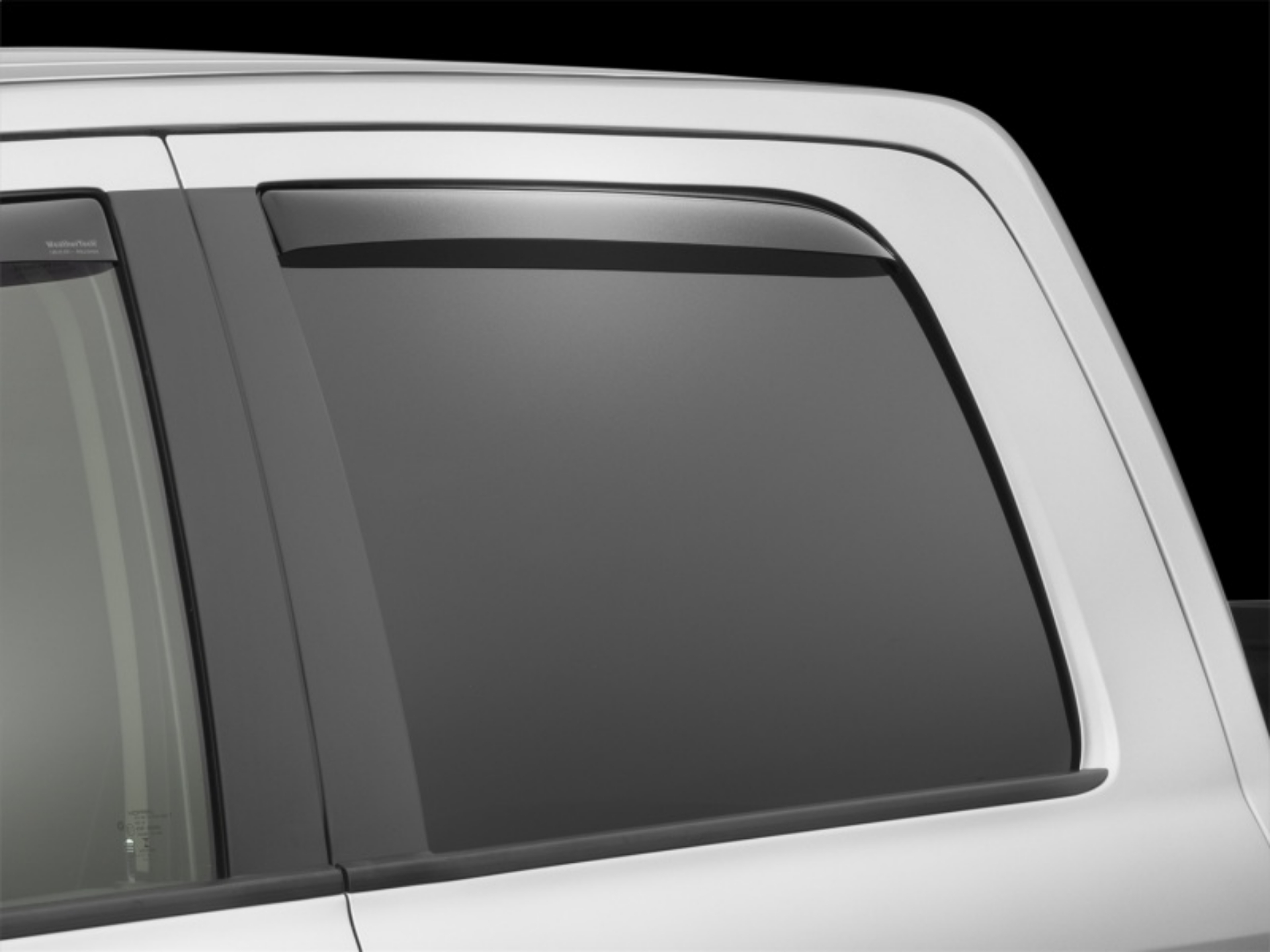 Picture of WeatherTech 09+ Dodge Ram 1500 Rear Side Window Deflectors - Dark Smoke