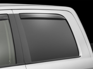 Picture of WeatherTech 09+ Dodge Ram 1500 Rear Side Window Deflectors - Dark Smoke