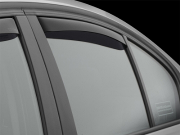 Picture of WeatherTech 12+ BMW 3-Series Rear Side Window Deflectors - Dark Smoke