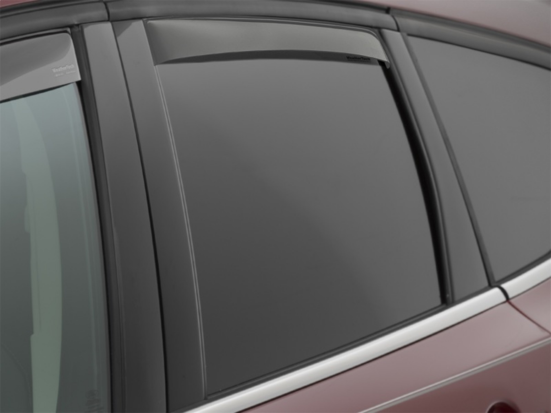 Picture of WeatherTech 13+ Ford Escape Rear Side Window Deflectors - Dark Smoke