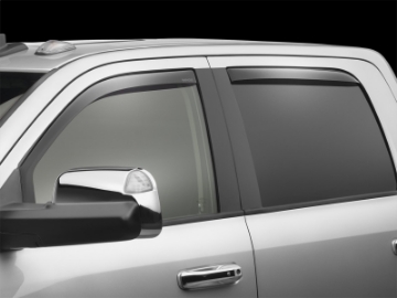 Picture of WeatherTech 09-18 Dodge Ram 1500 Front and Rear Side Window Deflectors - Dark Smoke