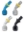 Picture of Fragola -4AN Push-Lite End 45 Degree - Blue