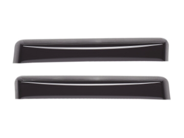 Picture of WeatherTech 99-10 Ford F-Series Crew Cab Rear Side Window Deflectors - Dark Smoke
