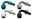 Picture of Fragola -16AN Push-Lite End 120 Degree - Blue