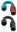 Picture of Fragola -4AN x 180 Degree Pro-Flow Hose End - Blue-Red
