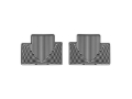 Picture of WeatherTech 05-13 Toyota Tacoma Crew Cab Rear Rubber Mats - Grey