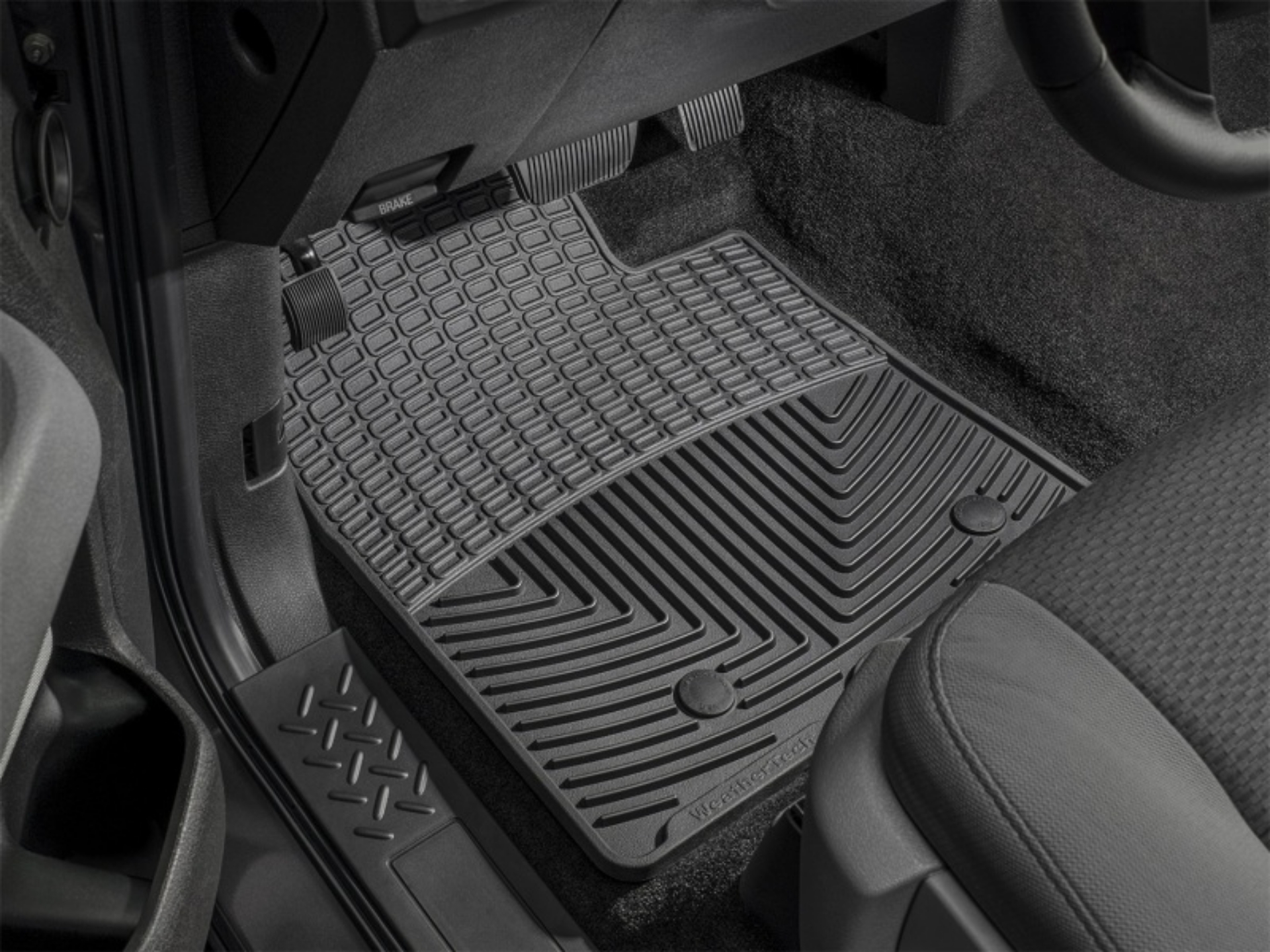 Picture of WeatherTech 07-13 Acura MDX Front Rubber Mats - Black