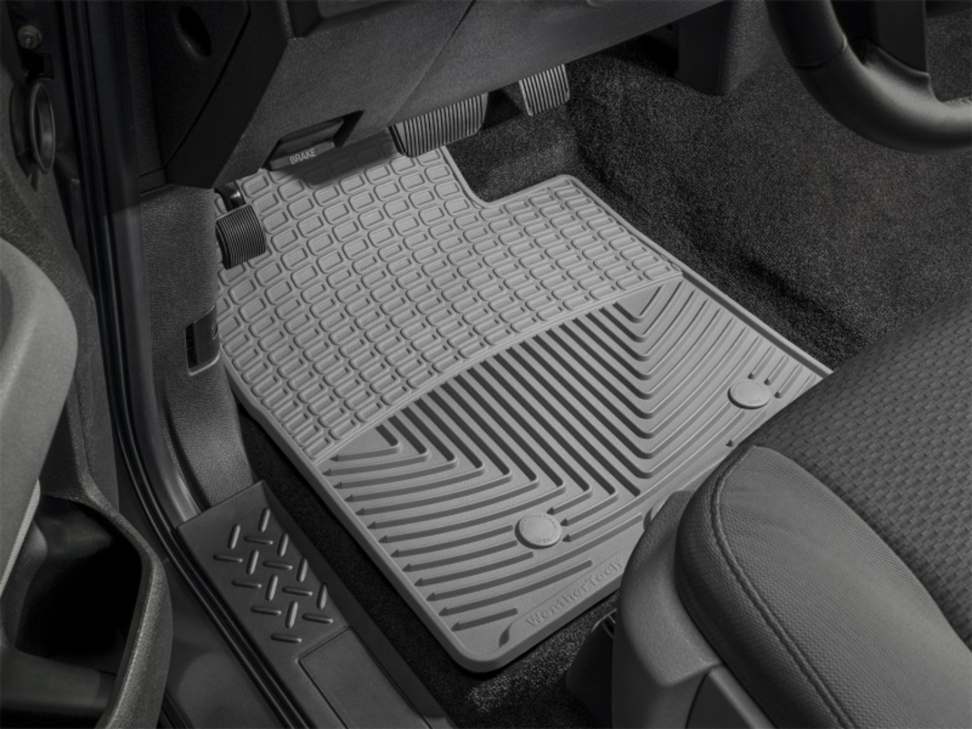 Picture of WeatherTech 07-13 Acura MDX Front Rubber Mats - Grey