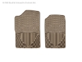 Picture of WeatherTech 88-99 GMC Sierra Extended Cab Front Rubber Mats - Tan