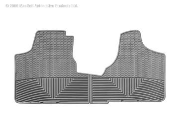 Picture of WeatherTech 03 Chrysler Voyager Short WB Front Rubber Mats - Grey