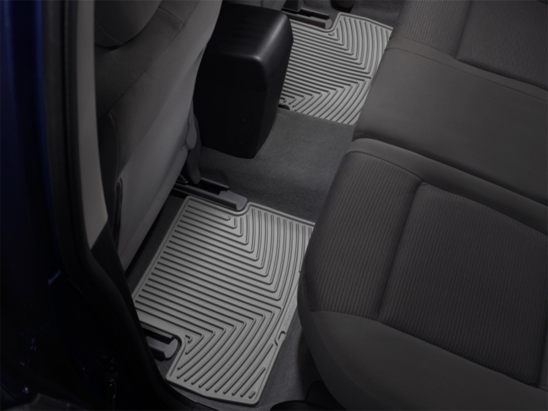 Picture of WeatherTech 08-10 Ford F250-F350-F450-F550 Rear Rubber Mats - Grey
