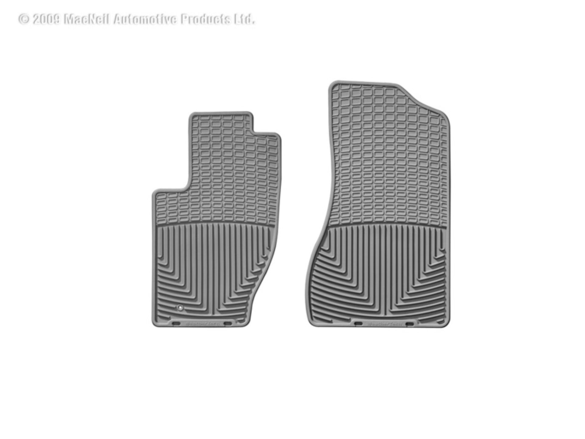 Picture of WeatherTech 99-04 Jeep Grand Cherokee Front Rubber Mats - Grey