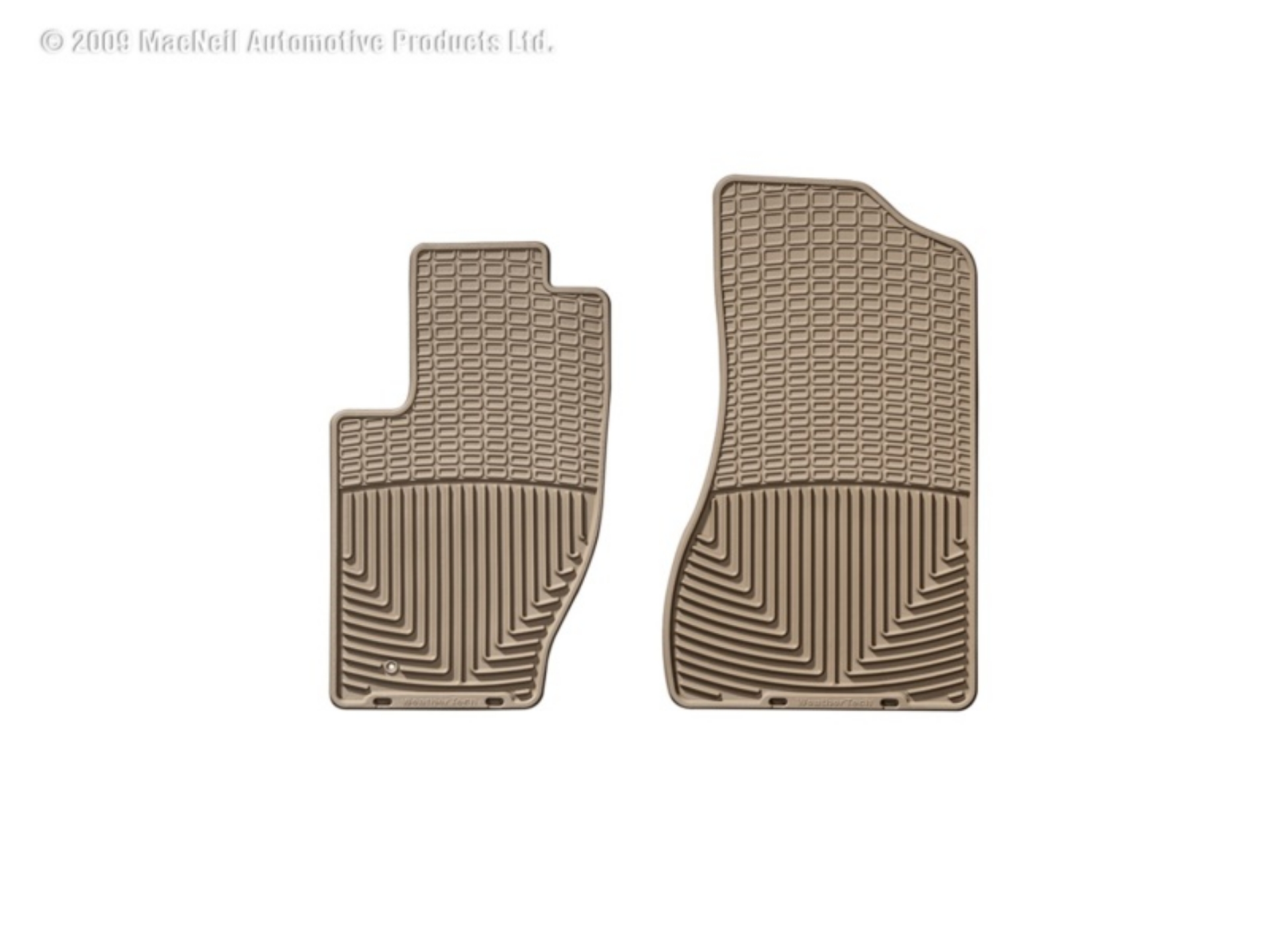 Picture of WeatherTech 99-04 Jeep Grand Cherokee Front Rubber Mats - Tan
