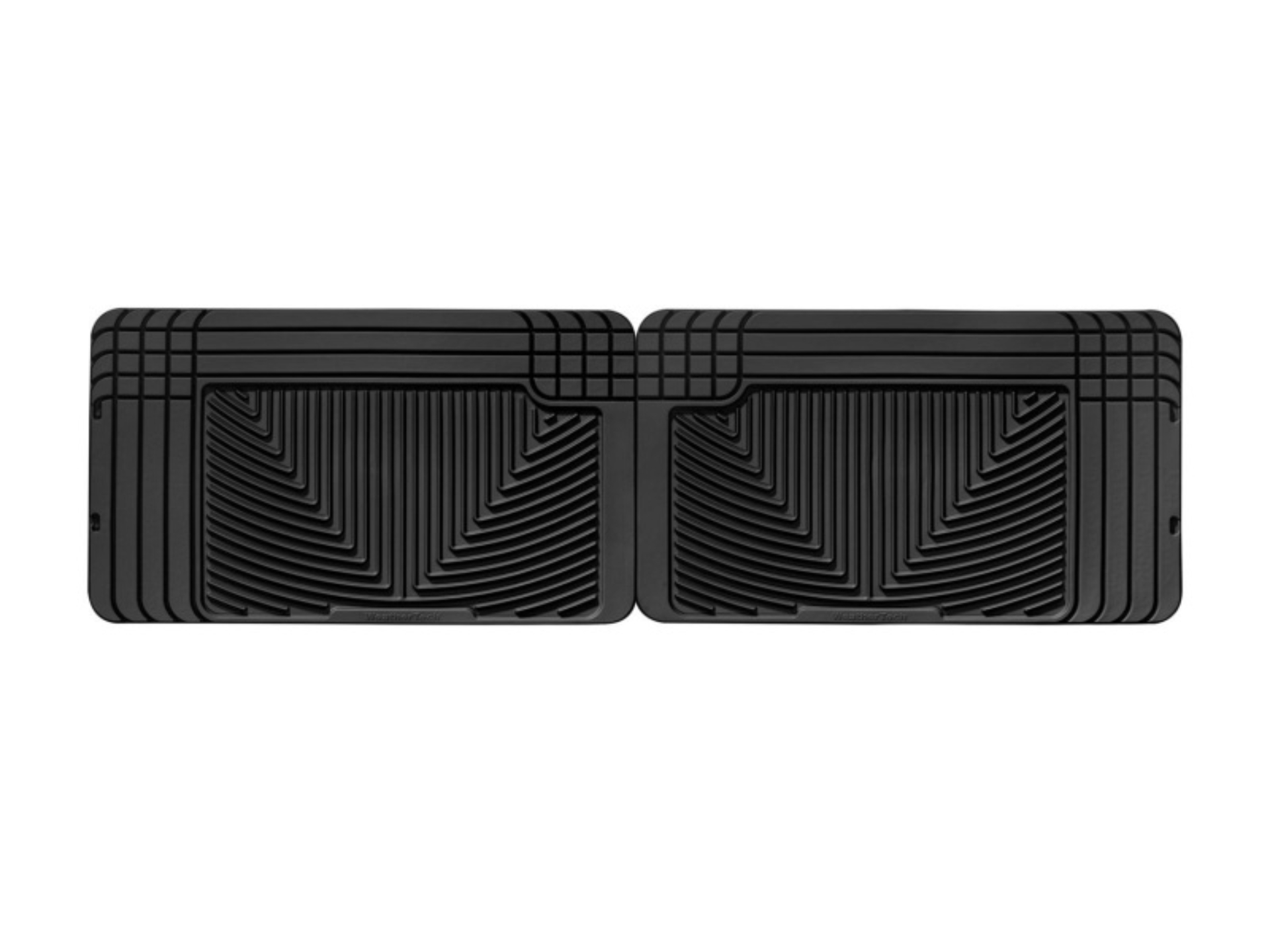 Picture of WeatherTech 96 GMC Rally Van Rear Rubber Mats - Black