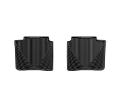 Picture of WeatherTech 06+ Lincoln MKZ Rear Rubber Mats - Black
