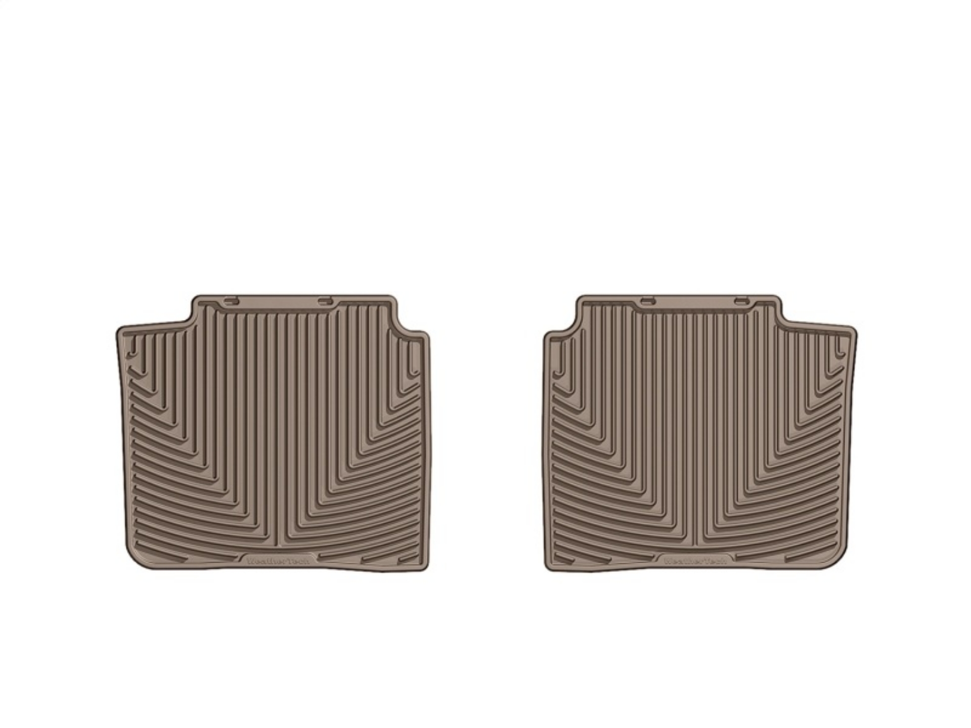 Picture of WeatherTech 06+ Lincoln MKZ Rear Rubber Mats - Tan