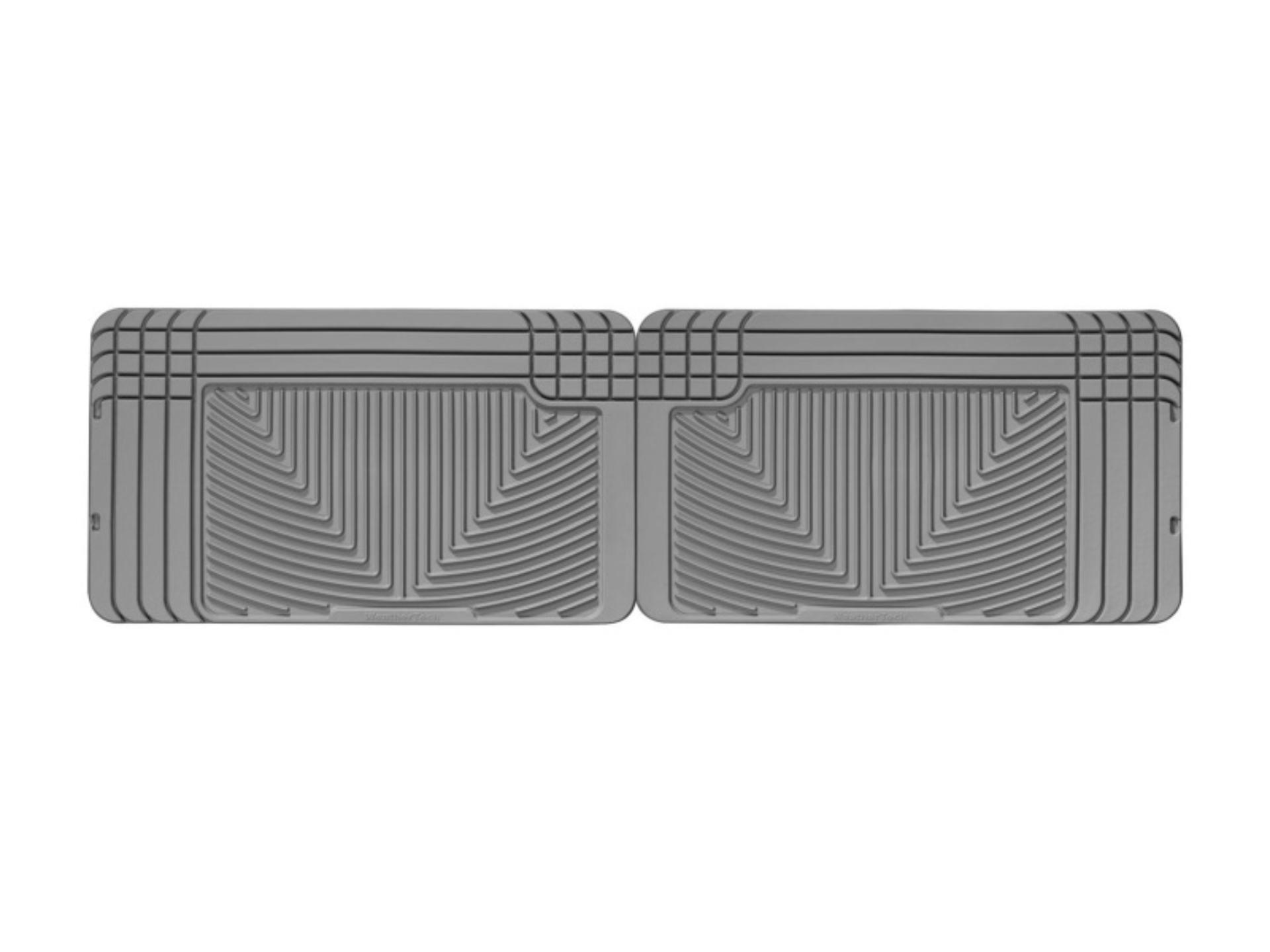 Picture of WeatherTech 96 GMC Rally Van Rear Rubber Mats - Grey