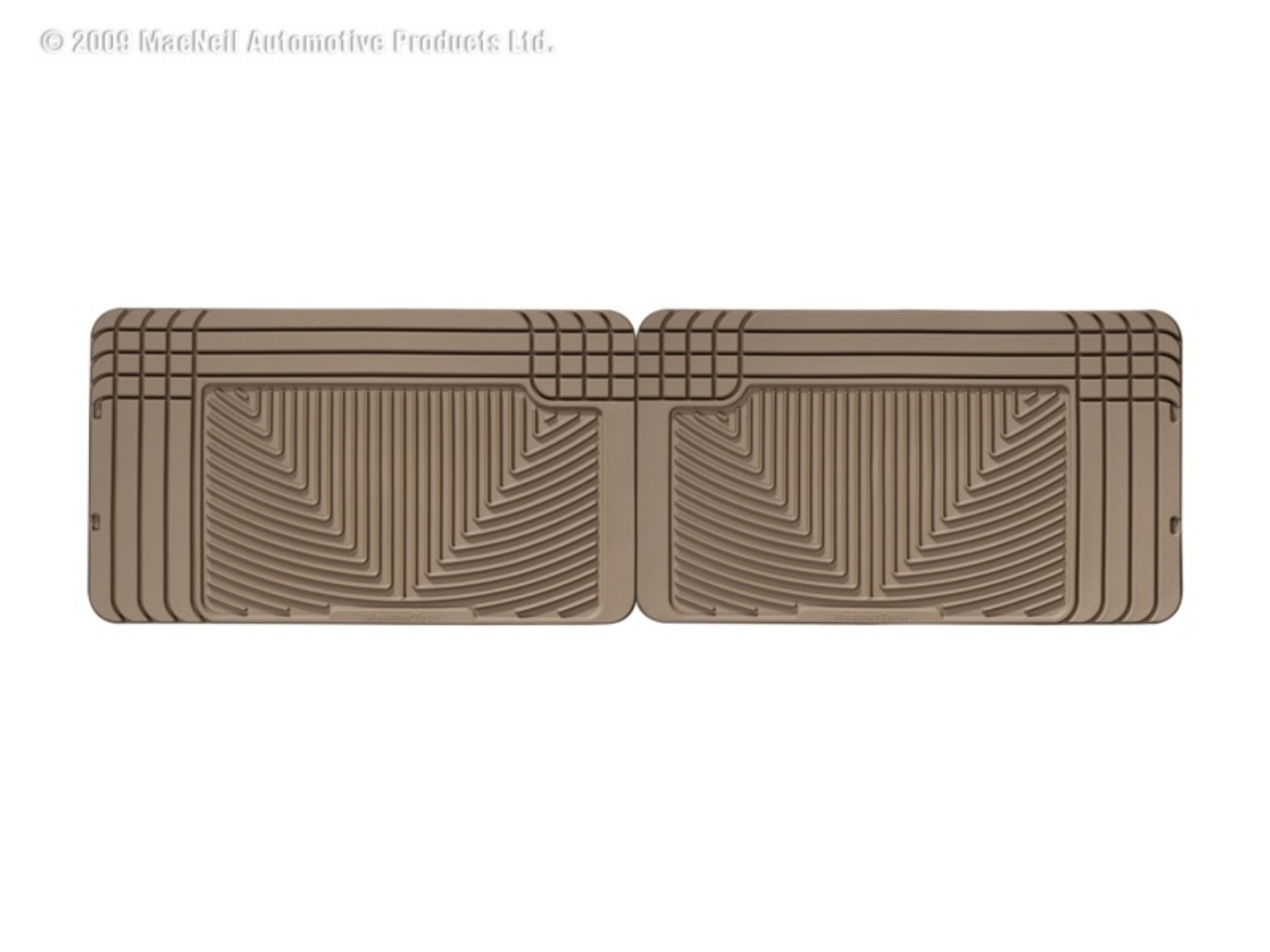 Picture of WeatherTech 96 GMC Rally Van Rear Rubber Mats - Tan