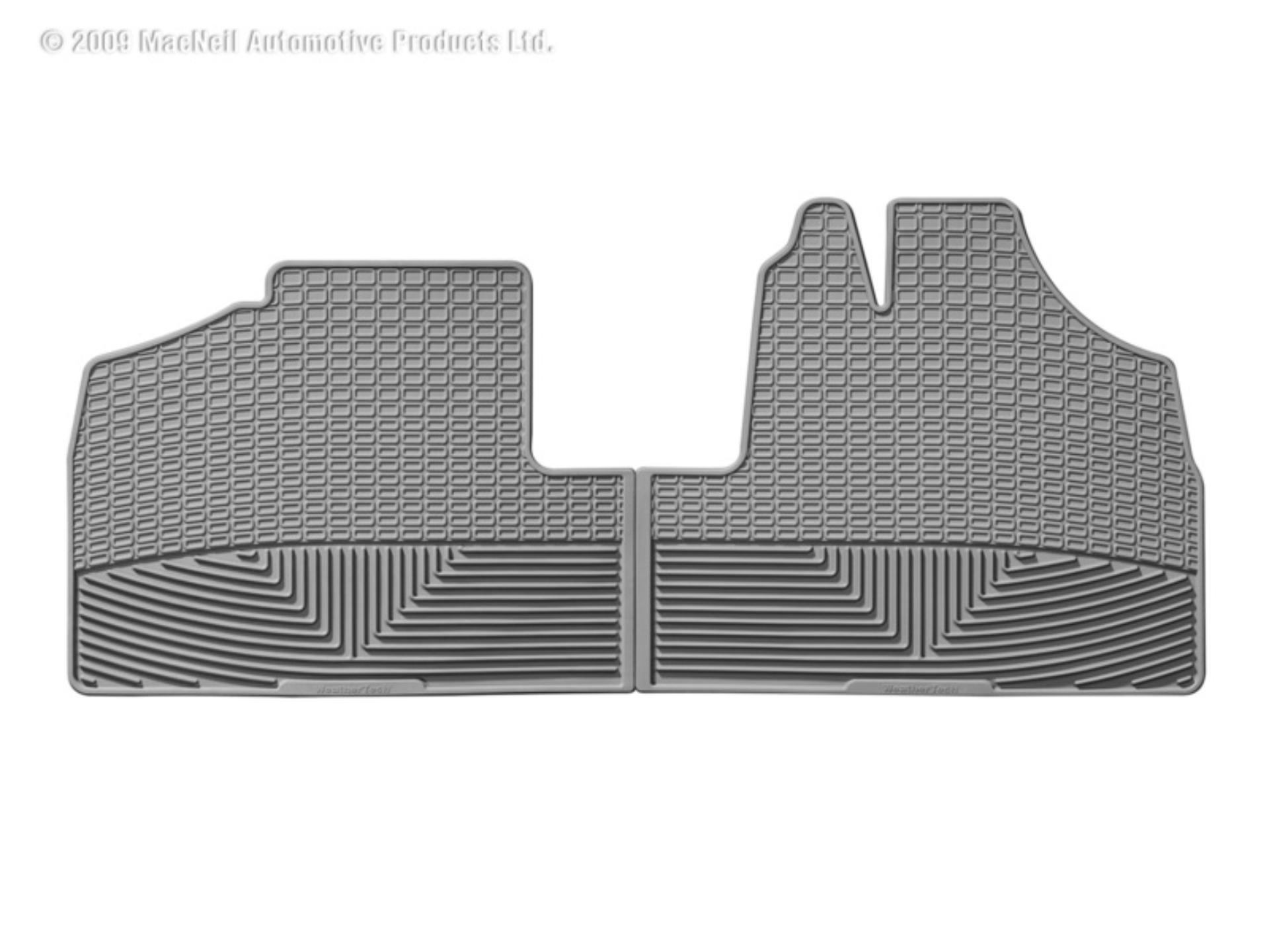 Picture of WeatherTech 99-04 Honda Odyssey Front Rubber Mats - Grey
