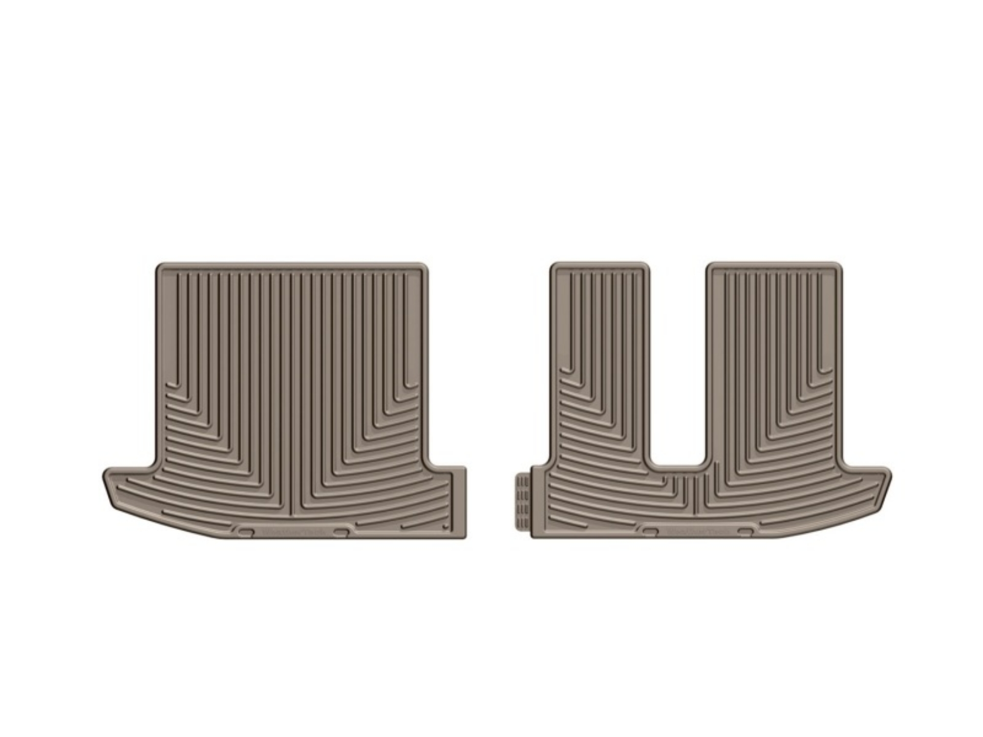 Picture of WeatherTech 13+ Nissan Pathfinder Rear Rubber Mats - Tan