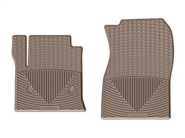 Picture of WeatherTech 14+ Chevrolet Silverado Front Rubber Mats - Tan