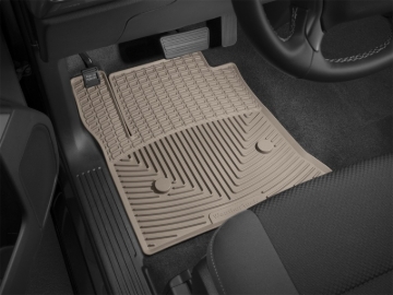 Picture of WeatherTech 14+ Chevrolet Silverado Front Rubber Mats - Tan