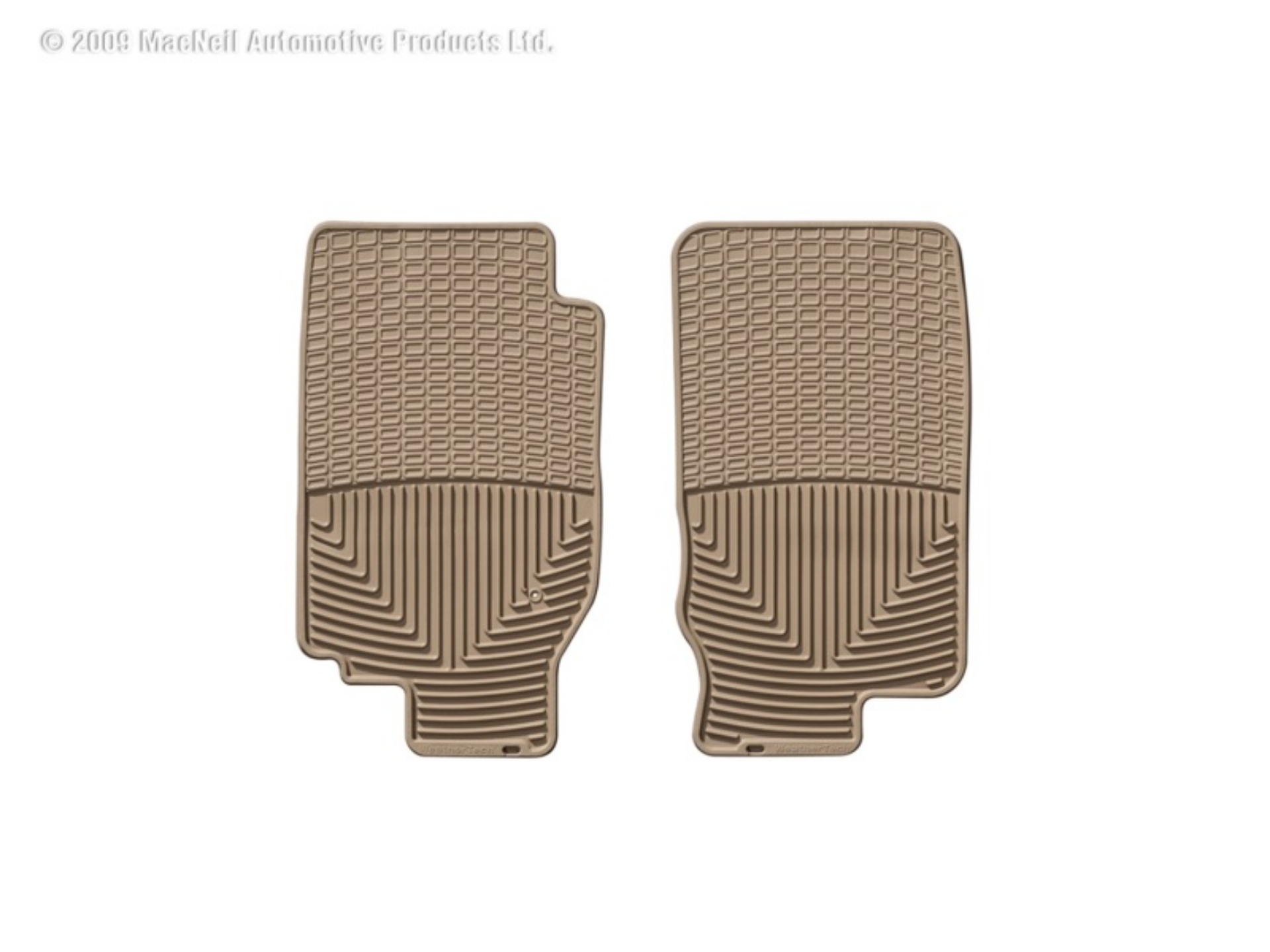 Picture of WeatherTech 02-05 Ford Explorer Front Rubber Mats - Tan