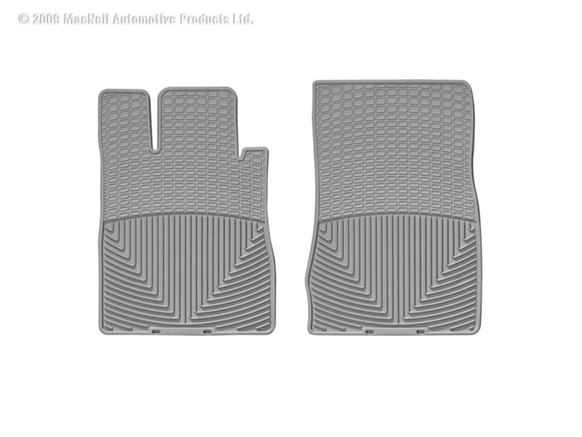Picture of WeatherTech 93 Mercedes-Benz 300CE Front Rubber Mats - Grey