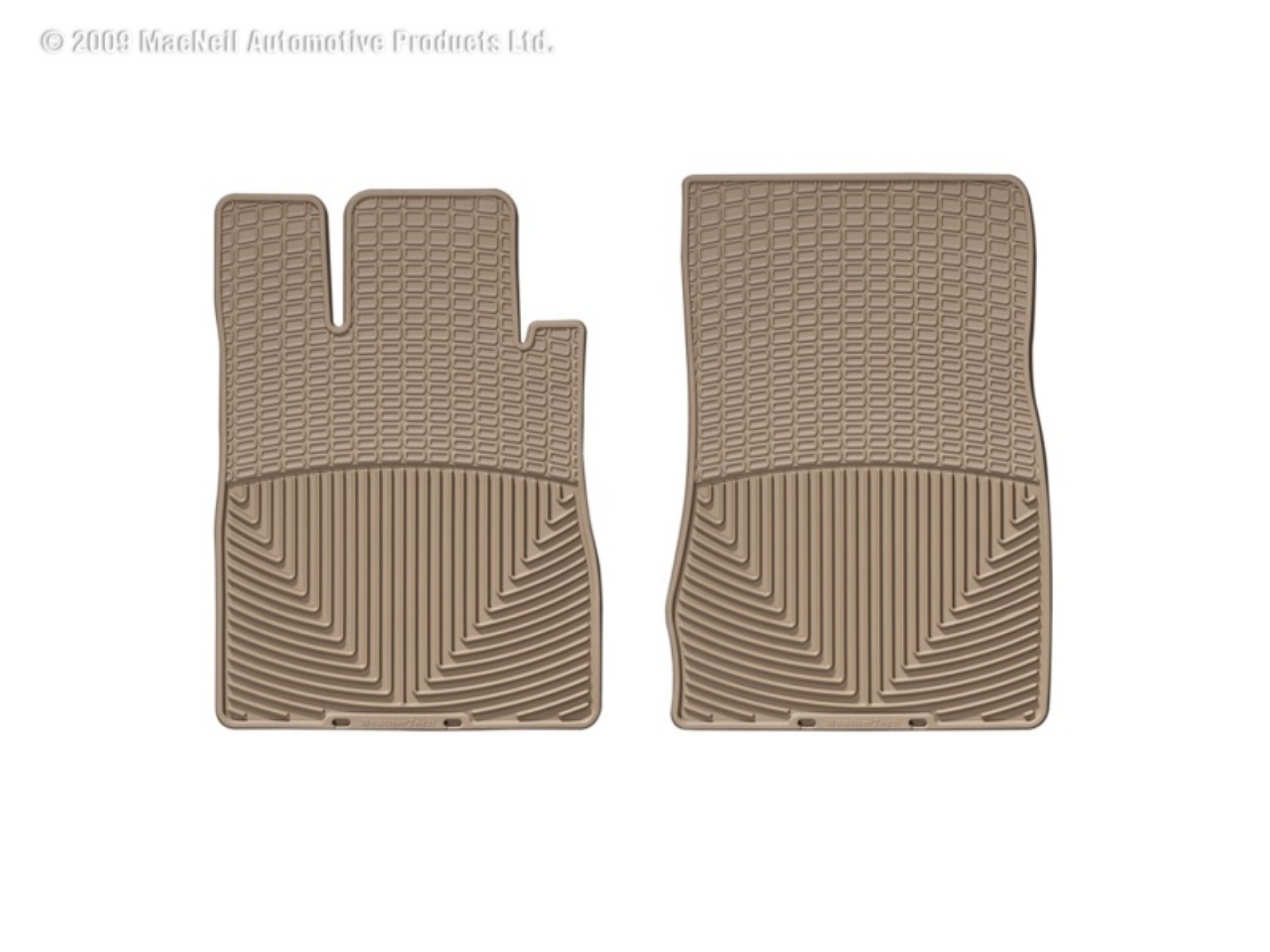 Picture of WeatherTech 93 Mercedes-Benz 300CE Front Rubber Mats - Tan
