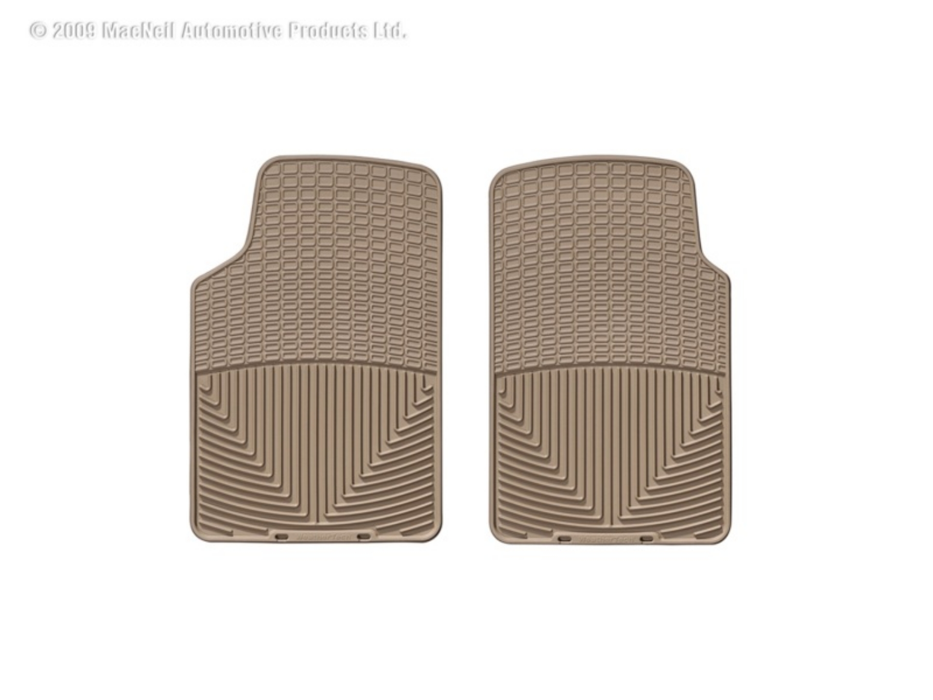 Picture of WeatherTech 98 Chevrolet Tracker Front Rubber Mats - Tan