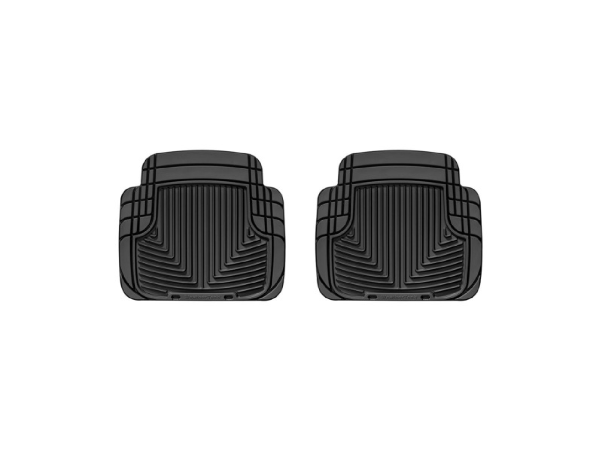 Picture of WeatherTech 99 BMW M3 Convertible Rear Rubber Mats - Black