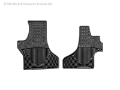Picture of WeatherTech 95-05 Chevrolet Astro Van Front Rubber Mats - Black