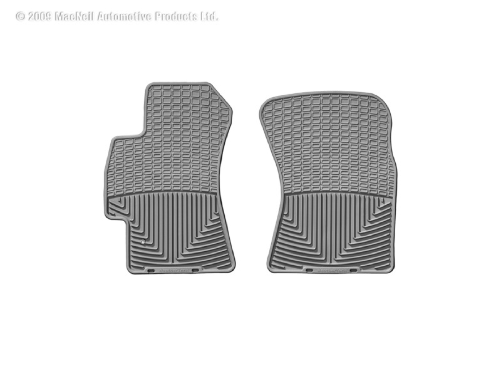 Picture of WeatherTech 93-01 Subaru Impreza Front Rubber Mats - Grey