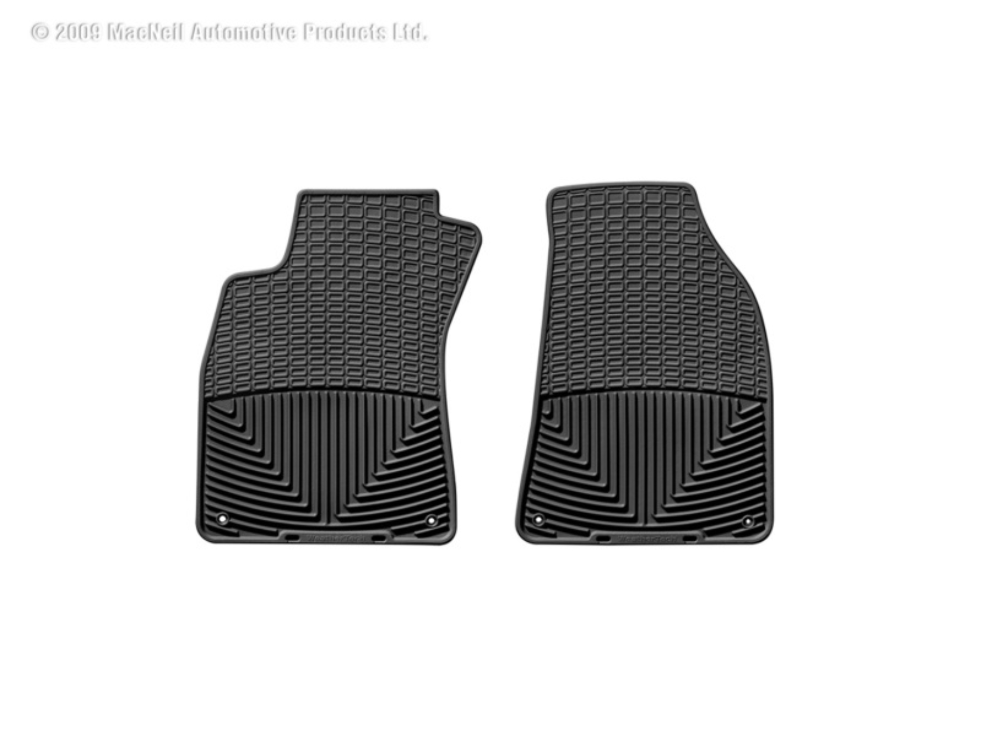 Picture of WeatherTech 95-04 Audi A6 Sedan Front Rubber Mats - Black
