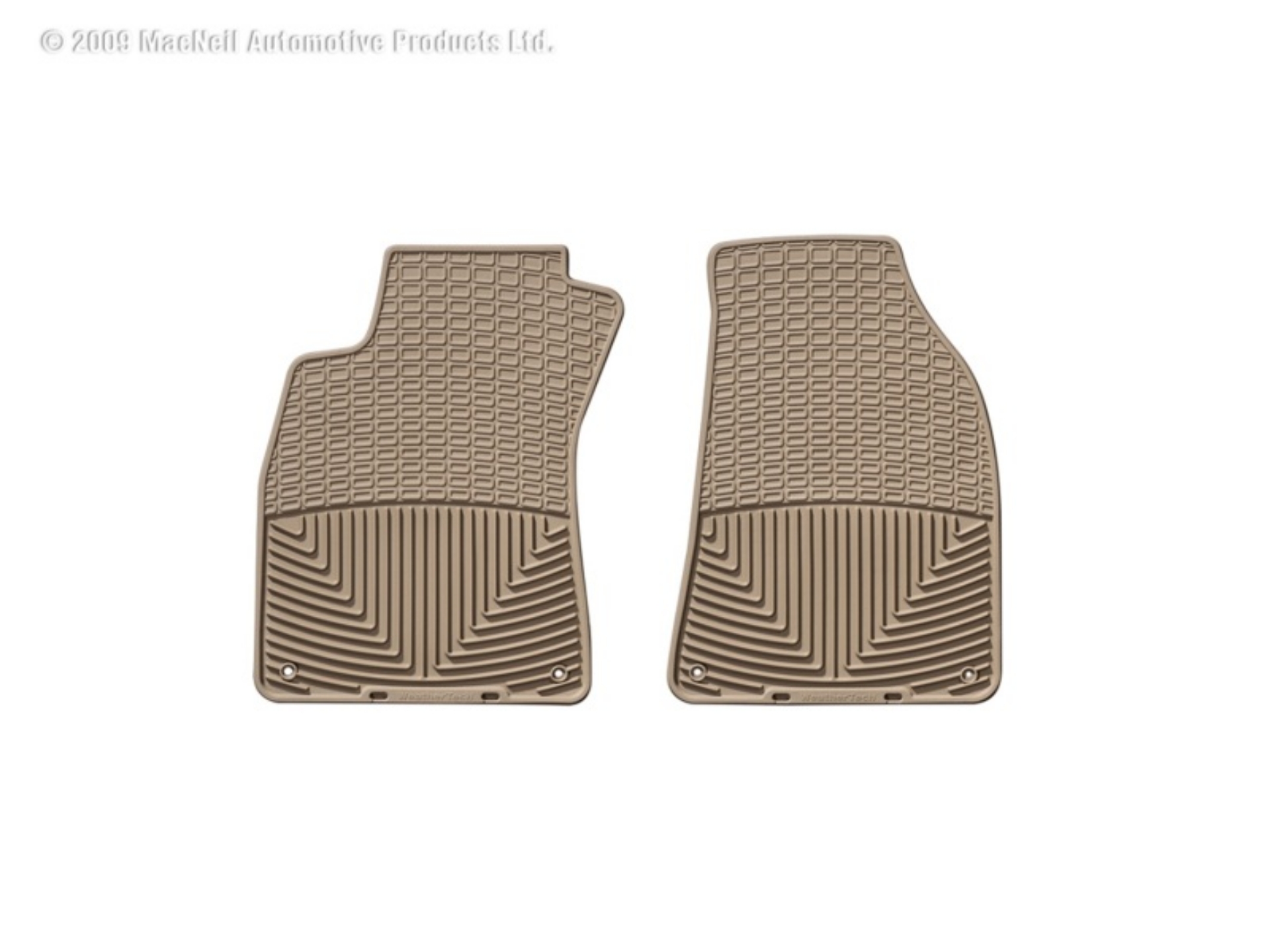 Picture of WeatherTech 95-04 Audi A6 Sedan Front Rubber Mats - Tan