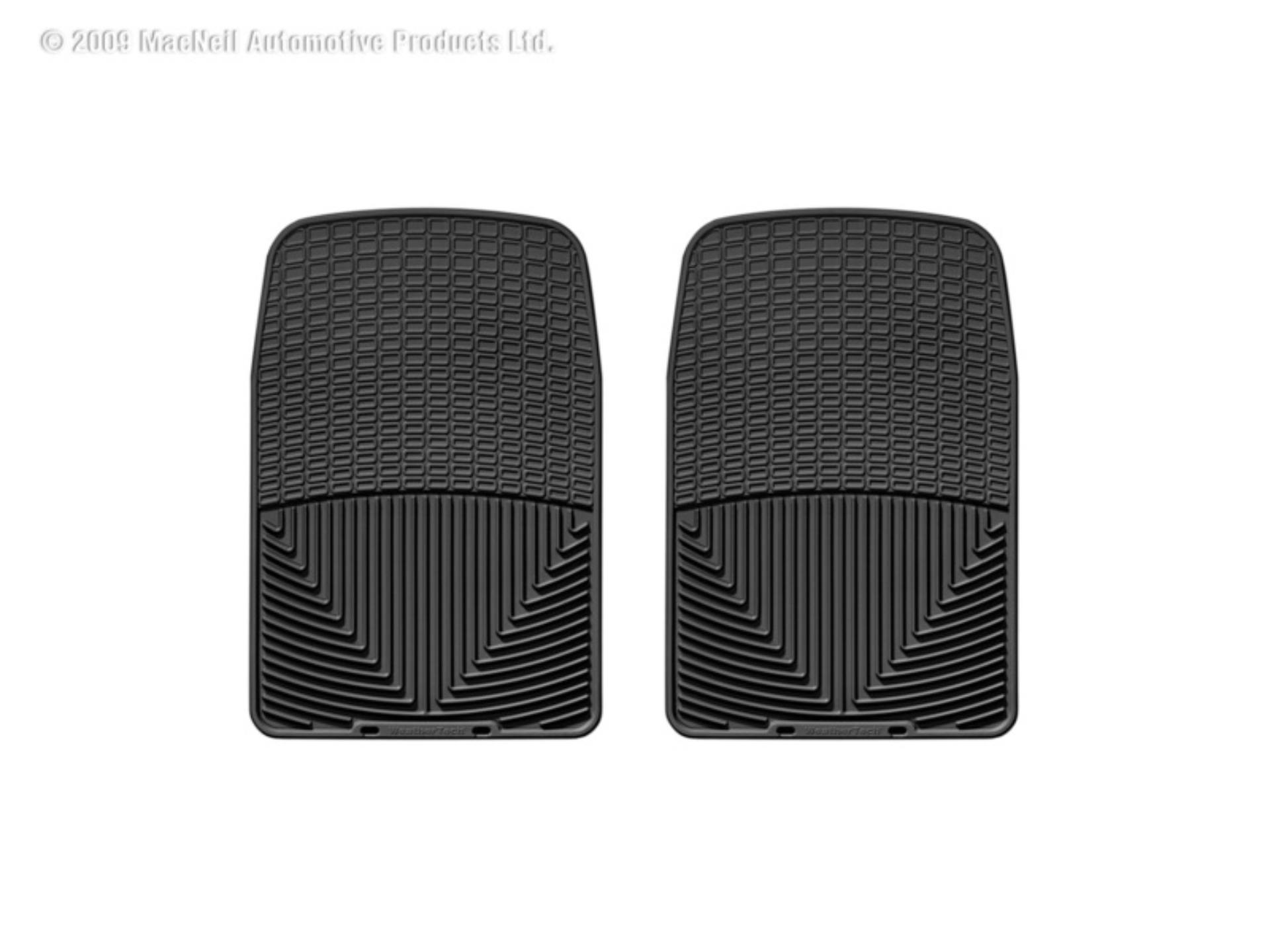 Picture of WeatherTech 98 Lincoln Navigator Front Rubber Mats - Black