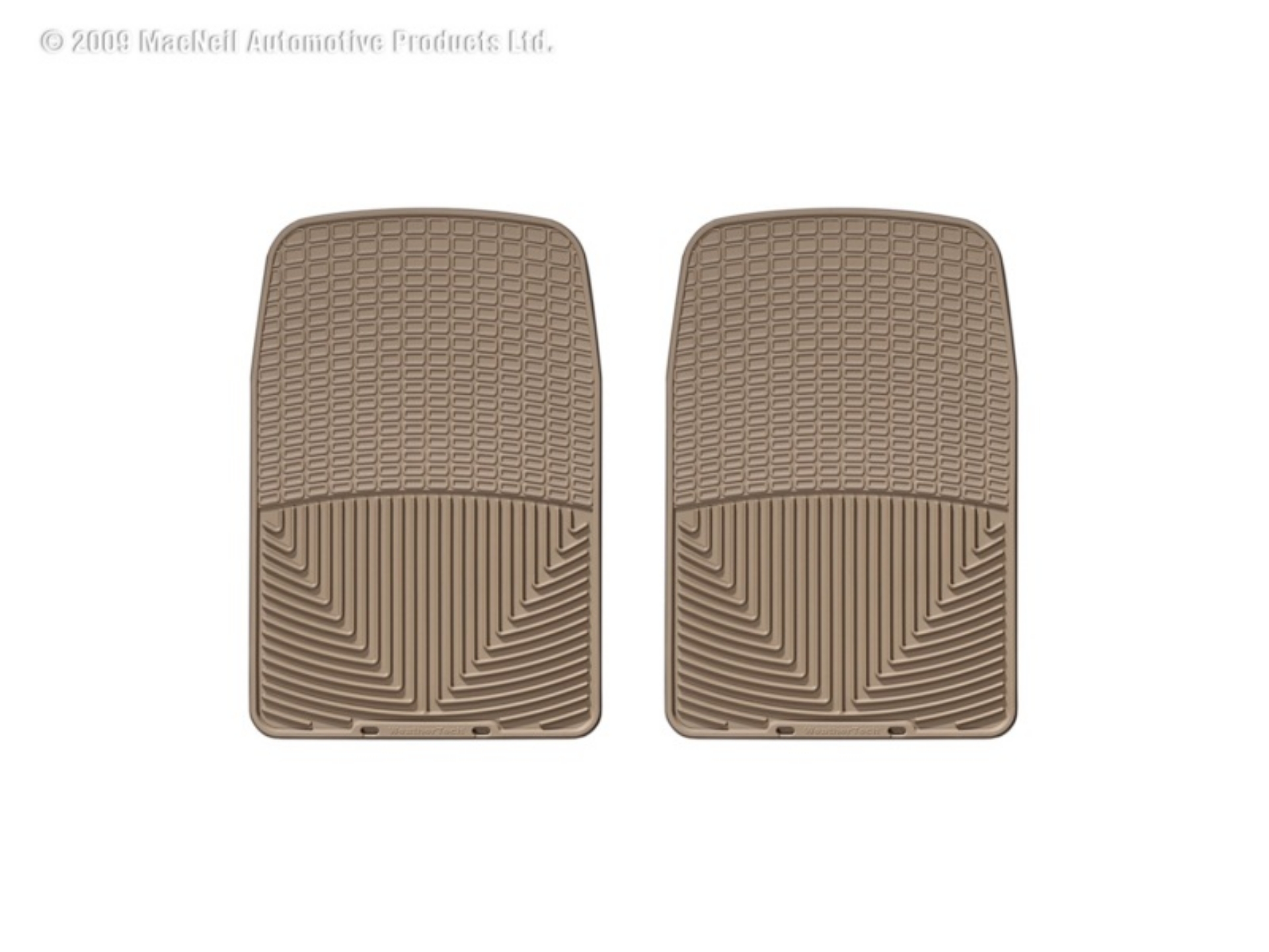 Picture of WeatherTech 98 Lincoln Navigator Front Rubber Mats - Tan